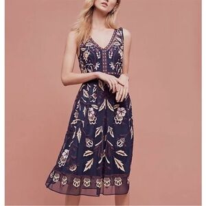 Anthropologie Alicante Moulinette Soeurs Midi Dress